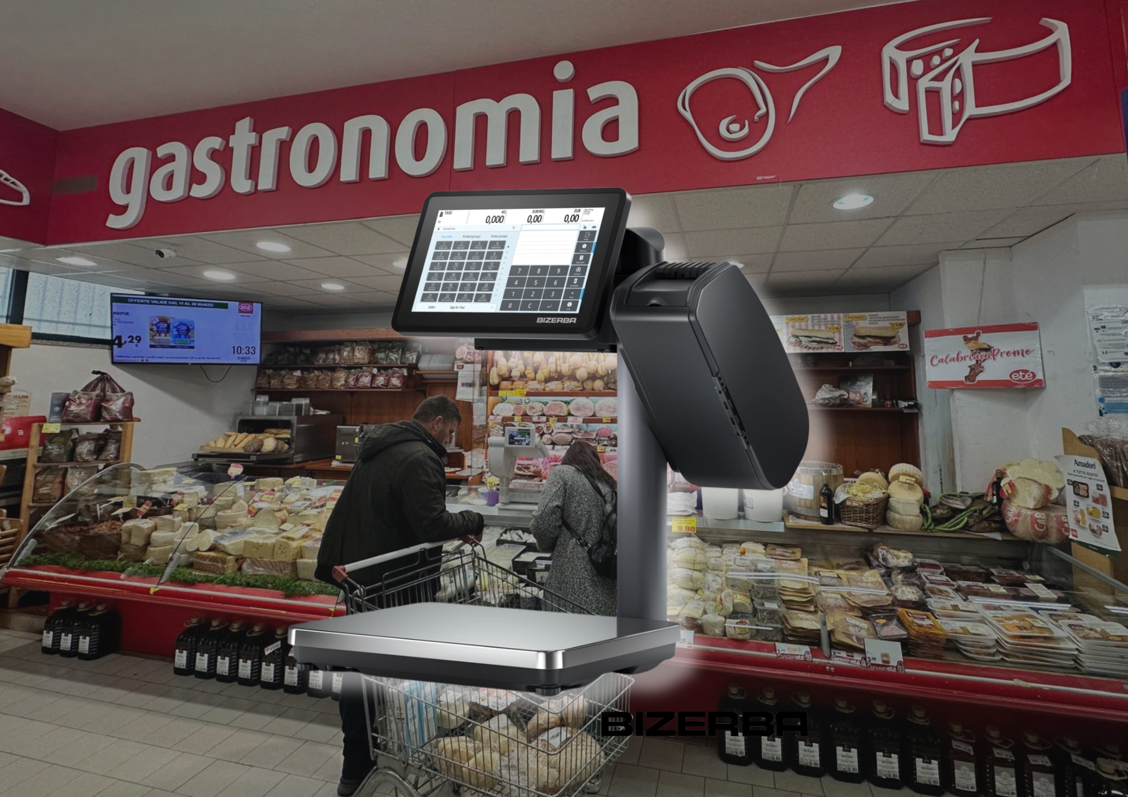 Il Supermercato Eté di Altomonte (CS) sceglie le nuove bilance Bizerba con Elpi System